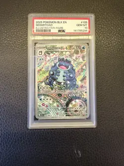 Pokemon Seismitoad 105/086 Black Bolt PSA 10 - Image 1