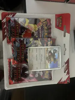 Pokemon TCG Scarlet & Violet: Destined Rivals Blister 3 Pack Kangaskhan Promo - Image 5
