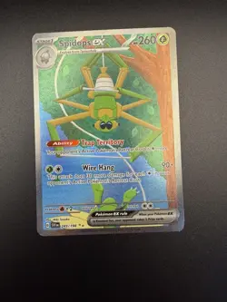 Pokemon TCG Spidops ex 243/198 SV01 Special Illustration Rare Holo - Image 1