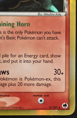 Heracross 3/101 Delta Species Pokemon EX Dragon Frontiers MP - Image 5