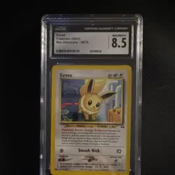 Pokemon TCG Eevee 38/75 Neo Discovery 1st Edition Uncommon CGC 8.5 - Image 1