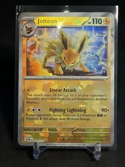Pokemon Jolteon 029/131 Prismatic Evolutions Master Ball Reverse Holo Rare NM - Image 1