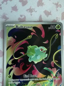 Pokemon TCG Bulbasaur 133/132 Holo Mega Evolution Stamped - Image 4