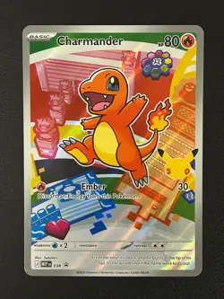 2026 Mega Evolution Promos Charmander Holo Black Star Promo #038-c2- - Image 1