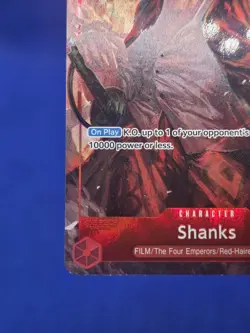 One Piece Wings of the Captain Shanks OP06-007 Alternate Alt Art NM - Image 5