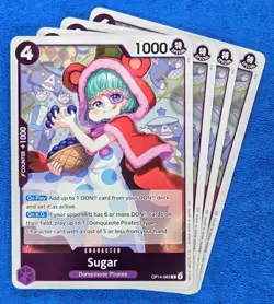 4x Sugar OP14-063 R | Playset | The Azure Sea's Seven | One Piece TTCG | EN - Image 1