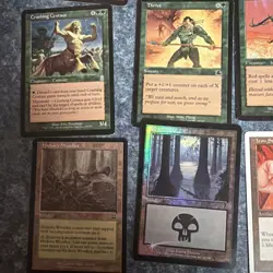 Magic The Gathering 11 Card Lot And Mystery Foil Swamps All Pictured Cards E77 - Image 3