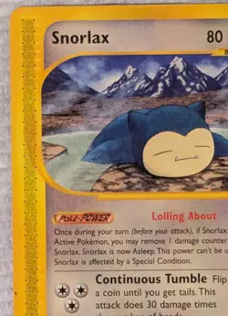 *Snorlax Special* Pokemon TCG 3-Card Lot-Skyridge+Jungle+Base Set 2 - Image 2