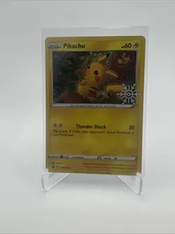 Pikachu - (Holiday Calendar) SWSH153 SWSH: Sword & Shield Promo Cards Holo - Image 1