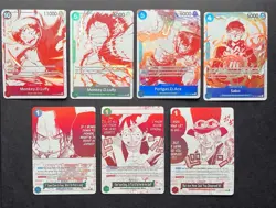 One Piece OP13 - 3rd Anniversary Treasure Campaign Promo Card Set (7 Cards) - Image 1