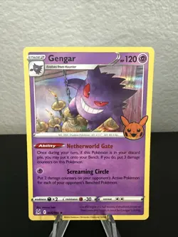 Gengar Holo Trick Or Trade 2023 Stamped Bag Exclusive Pokemon TCG Card - Image 1