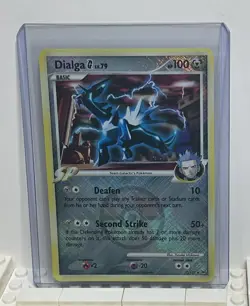 Dialga G 7/127 Platinum Crosshatch Pokemon League Promo Card - Image 1