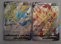 Zacian V & Zamazenta V Swsh 292 293 2 Card Promo Lot - Image 1