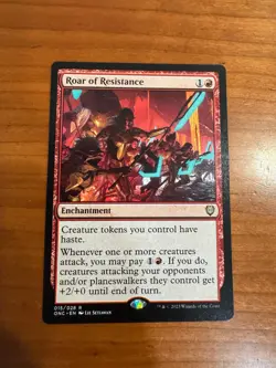 ROAR OF RESISTANCE 15 COMMANDER: PHYREXIA: ALL WILL BE ONE MTG NM - Image 1