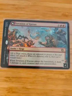 MTG Invasion of Karsus (FOIL) 0146 March of the Machine M/NM Free UK P&P - Image 1