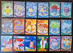 Lot de 18 cartes POKEMON TOPPS 1999 TV ANIMATION EDITION FR Vintage Rare - Image 1