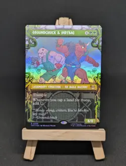 MTG TMNT tmt - Groundchuck & Dirtbag - rare - 238/320 - Foil - Image 1