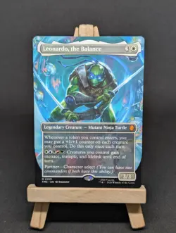 MTG TMNT tmc - Leonardo, the Balance - mythic - 1/132 - Non-Foil - Image 1