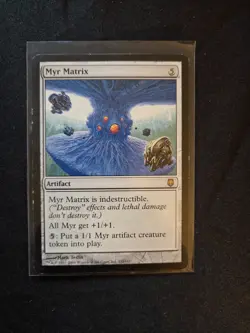 MTG Myr Matrix Darksteel Release, RARE, good condition from 2004 - Image 1