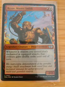 MTG Reyav, Master Smith (FOIL) 0057 March of the Machine M/NM Free UK P&P - Image 1