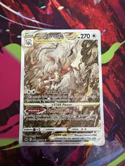 Pokemon TCG Hisuian Zoroark Vstar Crown Zenith: Galarian Gallery Gg56/Gg70... - Image 1