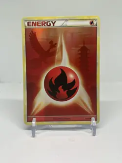 NM Fire Energy Reverse 89/95 Holo Common Call of Legends Pokemon 2011 Holo - LP - Image 1