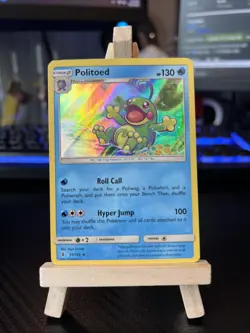 Pokemon TCG Politoed 25/145 Holo Rare Guardians Rising MP - Image 1