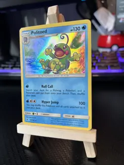 Pokemon TCG Politoed 25/145 Holo Rare Guardians Rising MP - Image 2