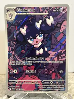 Pokemon TCG English White Flare Gothorita 125/086 Illustration Rare - Image 1