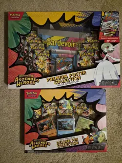 Pokemon Ascended Heroes Gardevoir Poster Collection And First Partners Pin Set - Image 1