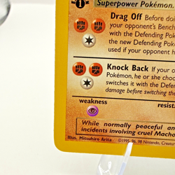 NM Pokemon 1st Edition Team Rocket Dark Machoke 40/82 - Image 4