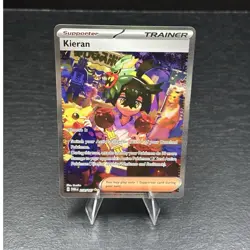 Pokemon Kieran 218/167 Sv06 Twilight Masquerade Special Illustration Rare Holo - Image 1