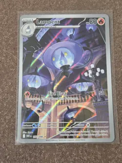 Lampent 102/086 - Pokemon TCG - White Flare Illustration Rare - NM - Image 1