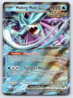 Walking Wake ex 050/162 Double Rare Temporal Forces Pokemon Near Mint - Image 1