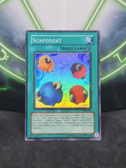 Yugioh Scapegoat SDJ-041 Super Rare LP - Image 1