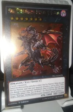 Yu-Gi-Oh! Red-Eyes Flare Metal Dragon 1st Edition PGL3-EN078 Foil Premium Gold - Image 1