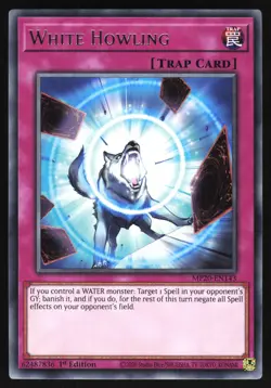 White Howling - MP20-EN143 - Rare - 1st Edition Yugioh - Image 1