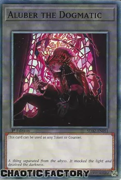 YUGIOH SDAZ-EN051 Aluber the Dogmatic Common 1st Edition NM - Image 1