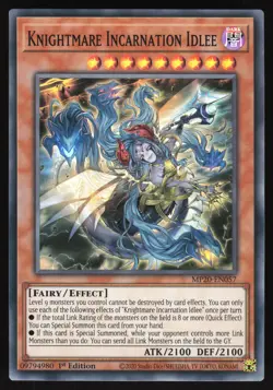 Knightmare Incarnation Idlee - MP20-EN057 - Super Rare - 1st Edition Yugioh - Image 1