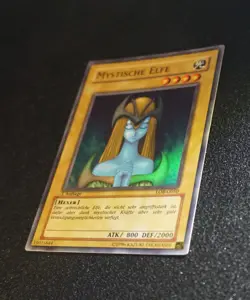 Yugioh MYSTISCHE ELFE , lob-g050 super rare deutsch 1. Auflage NM-EX ! - Image 4