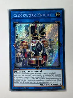 Clockwork Knight RA05-EN058 Secret Rare 1st Edition YuGiOh Card NM - Image 1