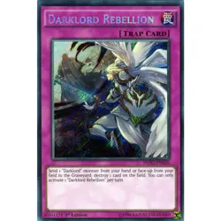 Darklord Rebellion DESO-EN036 Yu-Gi-Oh! Card Secret Rare 1st Edition - Image 1
