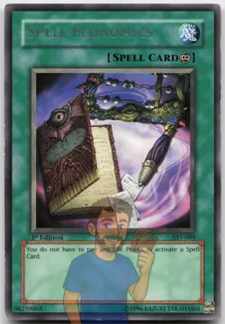 Spell Economics AST-089 Rare 1st Edition Lightly Played Yugioh - Image 1