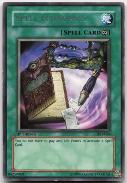 Spell Economics AST-089 Rare 1st Edition Lightly Played Yugioh - Image 2