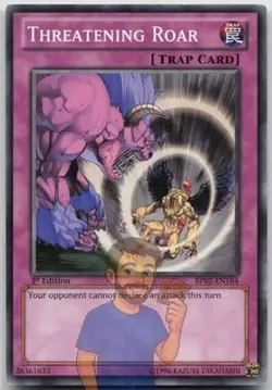 Threatening Roar BP02-EN184 Common 1st Edition Lightly Played Yugioh - Image 1
