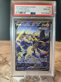 Zeraora V Alt Art | Chilling Reign | Pokemon 166/198 | PSA 10 🔥 - Image 1
