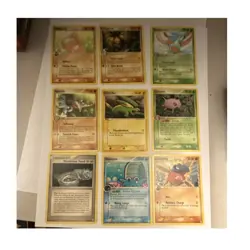 Pokemon TCG EX Hidden Legends Omanyte Pelipper Mysterious Fossil 9-Card Lot - Image 1
