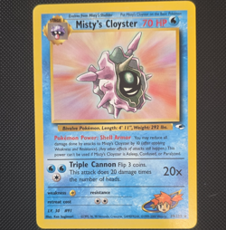 Pokemon Misty's Cloyster Gym Heroes 029/132 Rare Unlimited Eng Regular 70 HP - Image 1