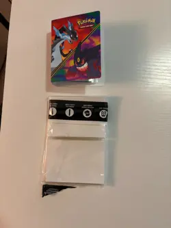 Pokemon Card Lot of 10 Various Rare Cards, Includes Binder and Card Sleeves - Image 3