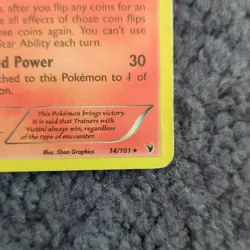 The Pokemon Company Victini 14/101 2011 English 60 HP Basic Victory Star - Image 5